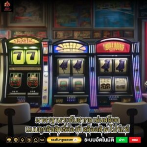 มาตรฐานระดับสากล เล่นสล็อตแบบถูกลิขสิทธิ์ต้องที่ สล็อตสิงคโปร์แท้